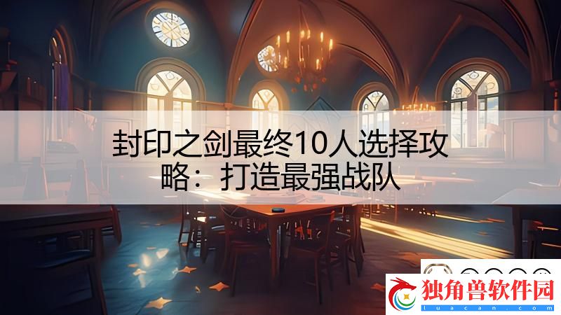 封印之剑最终10人选择攻略：打造最强战队
