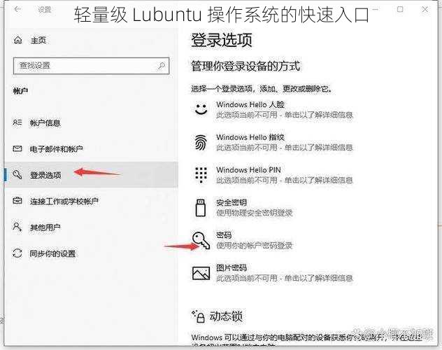 轻量级 Lubuntu 操作系统的快速入口
