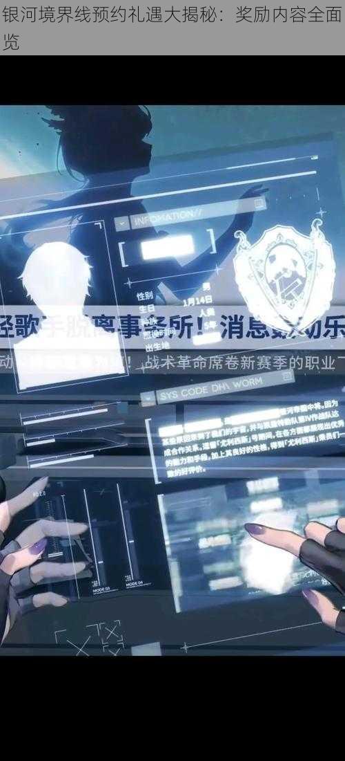 银河境界线预约礼遇大揭秘:奖励内容全面览