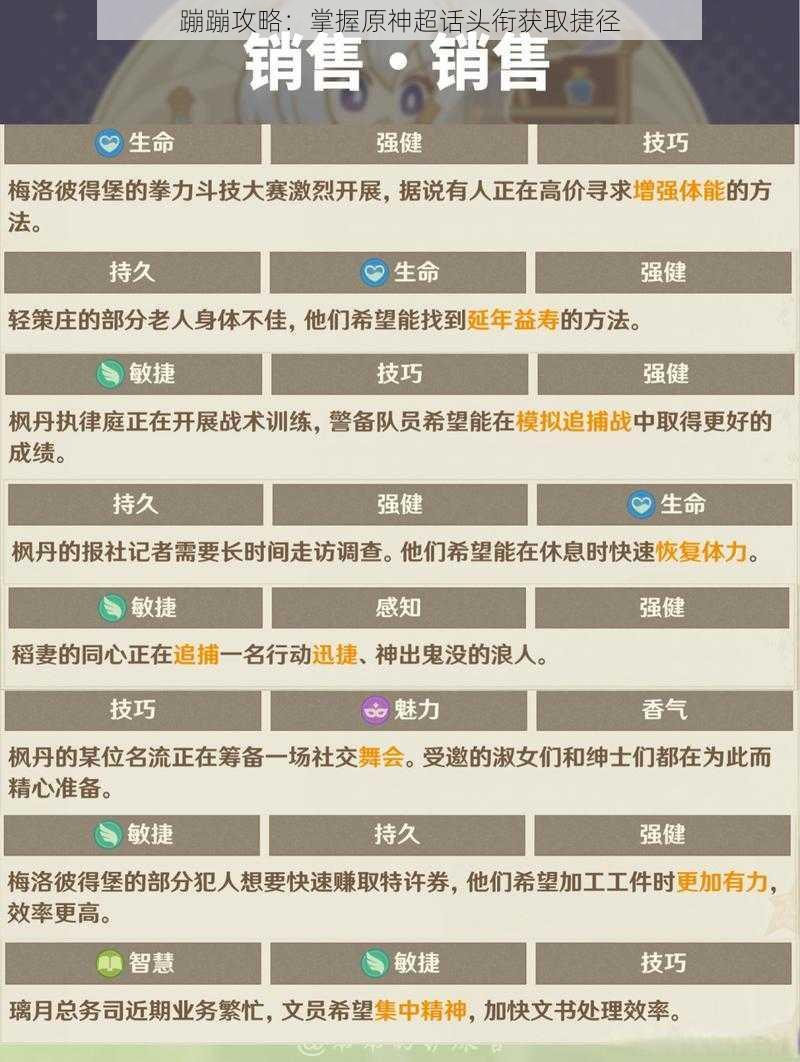 蹦蹦攻略:掌握原神超话头衔获取捷径