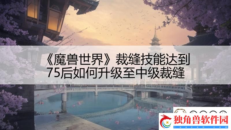 魔兽世界裁缝技能达到75后如何升级至中级裁缝-影子手游
