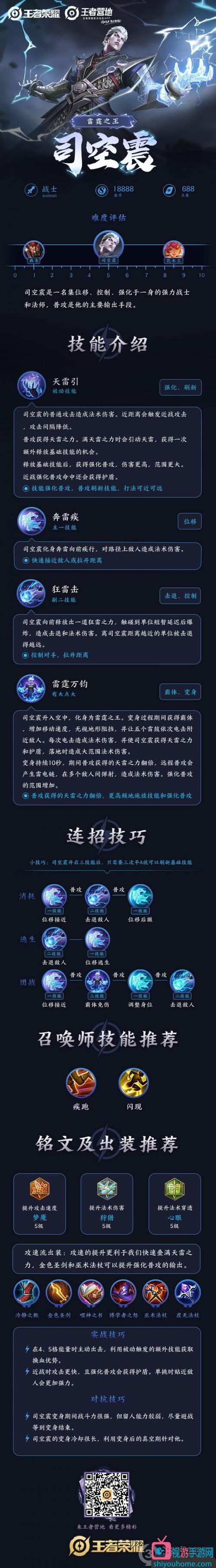 王者荣耀司空震玩法攻略