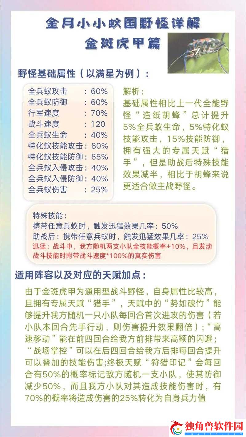 蚁国野怪强度解析指南