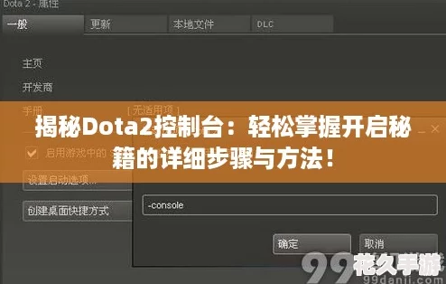 揭秘Dota2控制台：轻松掌握开启秘籍的详细步骤与方法！