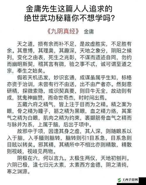 九阴真经3D雪斋剑法,飘逸流畅,威力无穷的武学秘籍