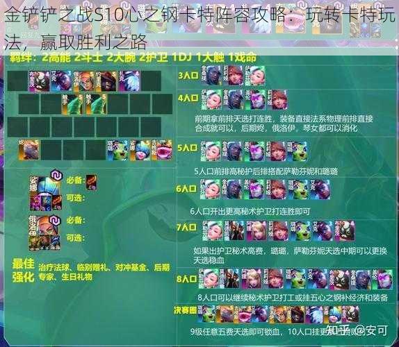 金铲铲之战S10心之钢卡特阵容攻略：玩转卡特玩法，赢取胜利之路