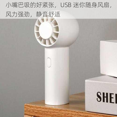 小嘴巴吸的好紧张,USB 迷你随身风扇,风力强劲,静音舒适