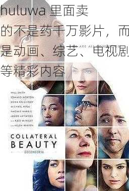 huluwa 里面卖的不是药千万影片，而是动画、综艺、电视剧等精彩内容
