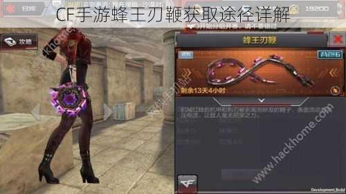 CF手游蜂王刃鞭获取途径详解