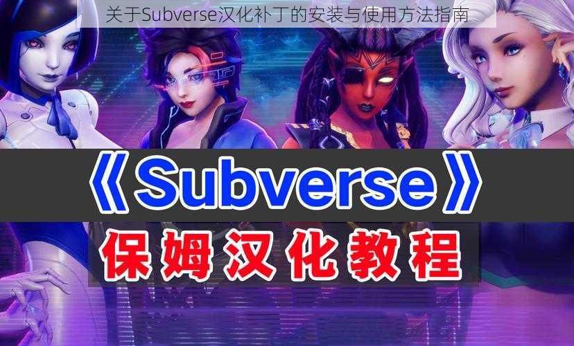 关于Subverse汉化补丁的安装与使用方法指南
