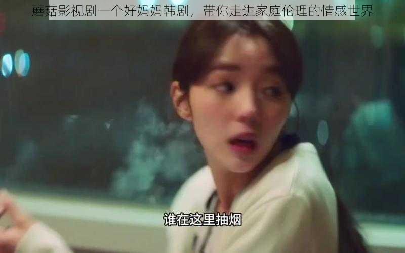 蘑菇影视剧一个好妈妈韩剧,带你走进家庭伦理的情感世界