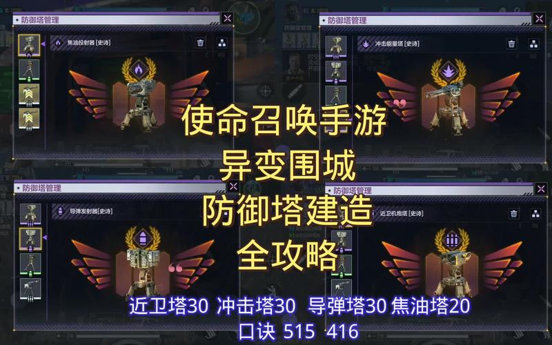 使命召唤手游异变围城防御塔选择攻略:实战解析如何选择最优防御塔布置方案于使命召唤手游中