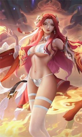 王者荣耀貂蝉去掉所有服装高清无水印