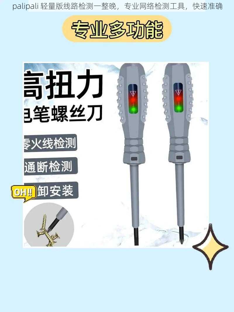 palipali 轻量版线路检测一整晚,专业网络检测工具,快速准确