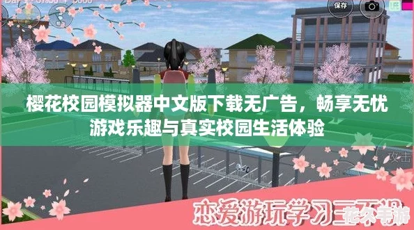 樱花校园模拟器中文版下载无广告-畅享无忧游戏乐趣与真实校园生活体验