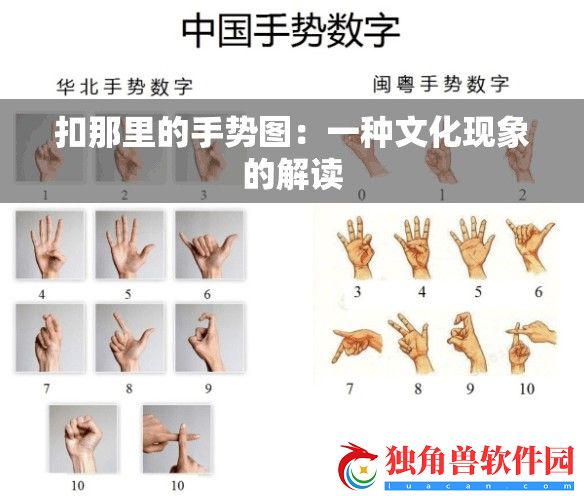 扣那里的手势图：一种文化现象的解读