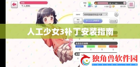 人工少女3补丁安装指南