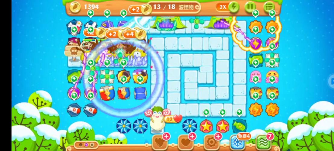 保卫萝卜3码头第五关风扇布阵攻略：高效通关教程分享