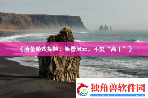 唐堇游戏探险：笑看风云不复“高干”