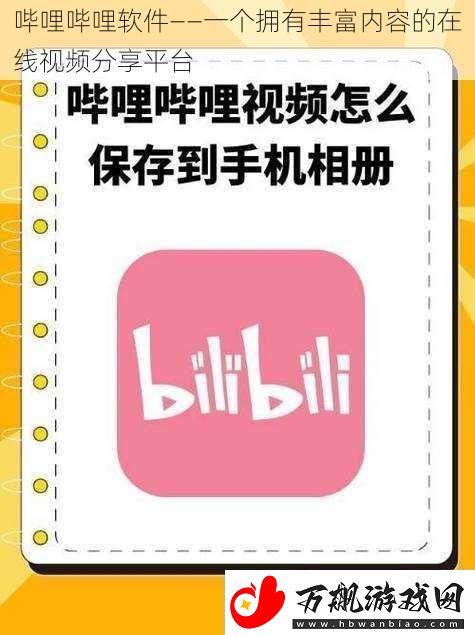 哔哩哔哩软件——一个拥有丰富内容的在线视频分享平台