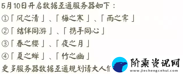 阴阳师合区2023合服表最新改动一览
