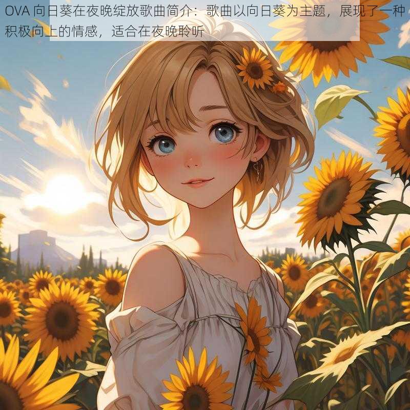 OVA 向日葵在夜晚绽放歌曲简介:歌曲以向日葵为主题,展现了一种积极向上的情感,适合在夜晚聆听