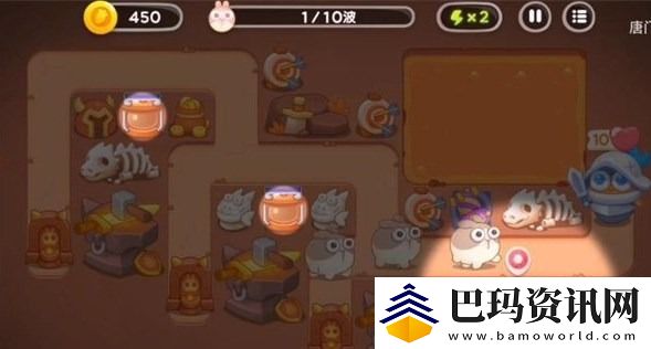 保卫萝卜4饿龙传说11关攻略-饿龙传说第11关图文通关流程