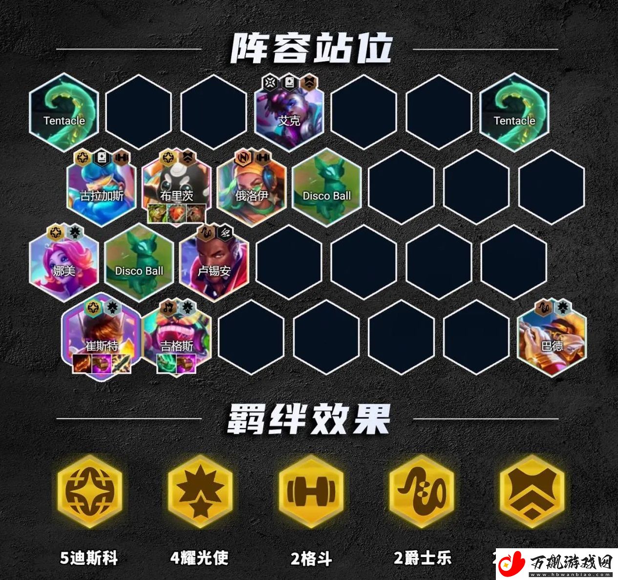金铲铲之战S10迪斯科崔斯特阵容攻略