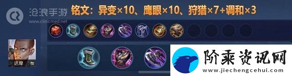 王者荣耀达摩s26赛季出装