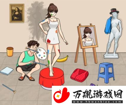 文字来找茬大学生模特在院长到来前收拾好美术馆通关攻略