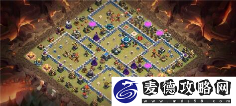 部落冲突17本阵型怎么摆