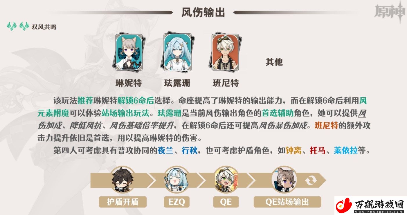 原神琳妮特阵容怎么搭配
