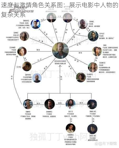 速度与激情角色关系图：展示电影中人物的复杂关系