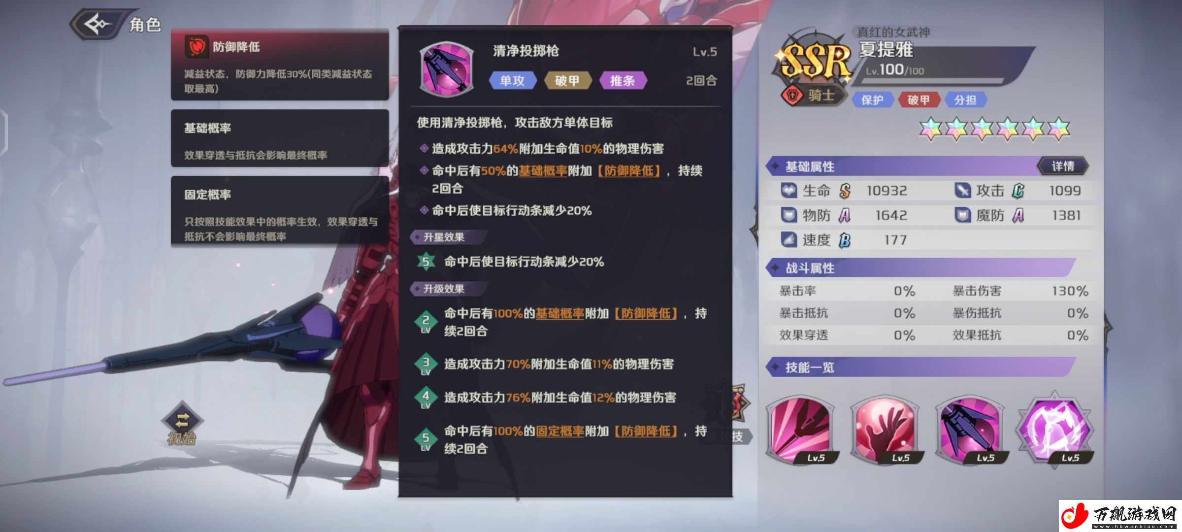 纳萨力克之王SSR角色骑士夏提雅介绍