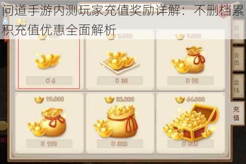 问道手游内测玩家充值奖励详解:不删档累积充值优惠全面解析