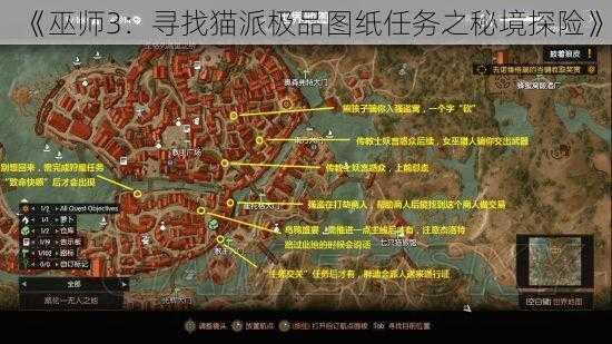 《巫师3:寻找猫派极品图纸任务之秘境探险》