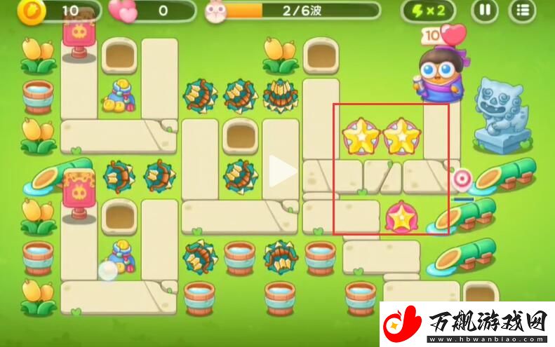保卫萝卜4七夕鹊桥会第6关怎么过