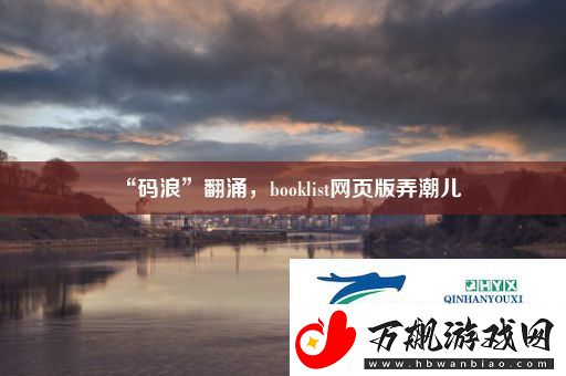 “码浪”翻涌-booklist页版弄潮儿