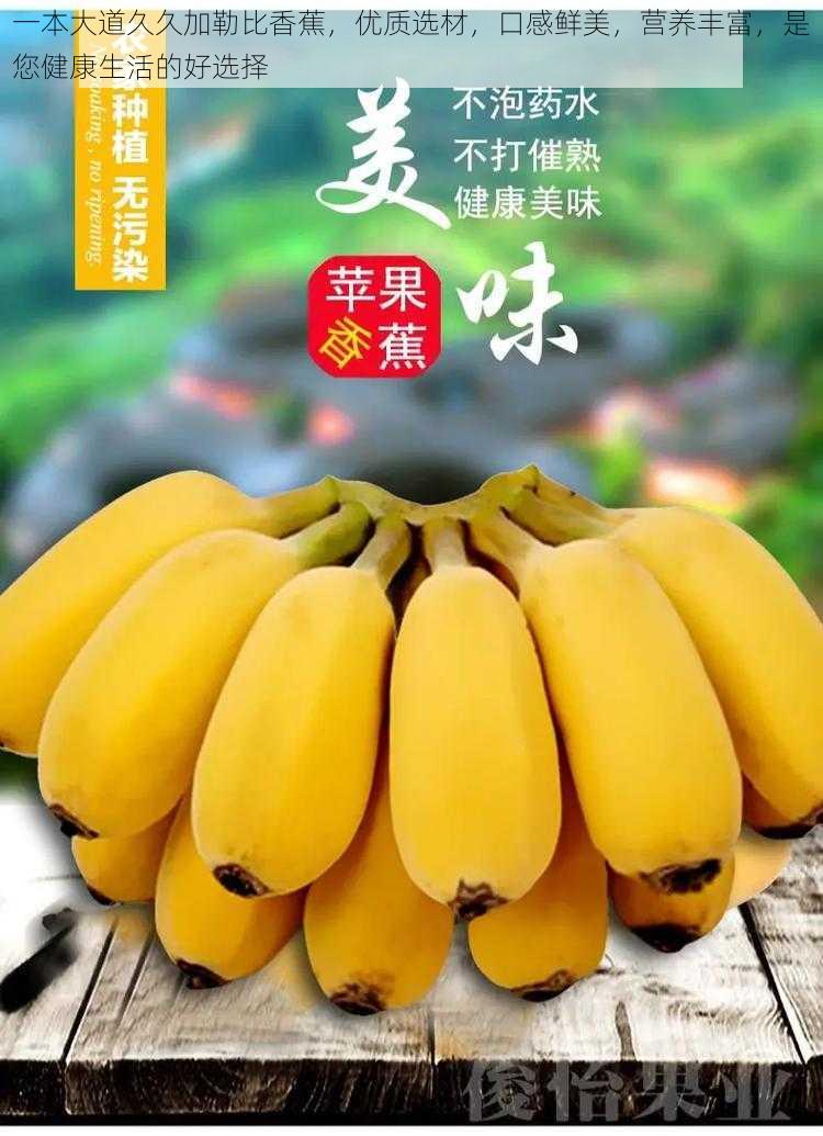 一本大道久久加勒比香蕉,优质选材,口感鲜美,营养丰富,是您健康生活的好选择