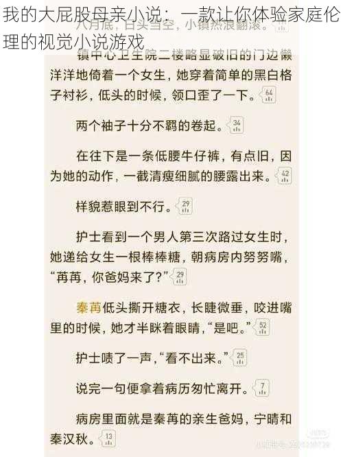 我的大屁股母亲小说:一款让你体验家庭伦理的视觉小说游戏