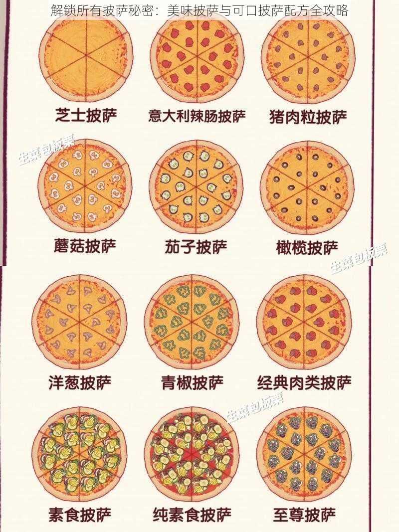解锁所有披萨秘密:美味披萨与可口披萨配方全攻略