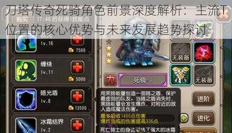 刀塔传奇死骑角色前景深度解析:主流T位置的核心优势与未来发展趋势探讨
