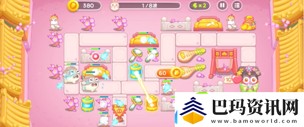 保卫萝卜4秋妃传第88关怎么过
