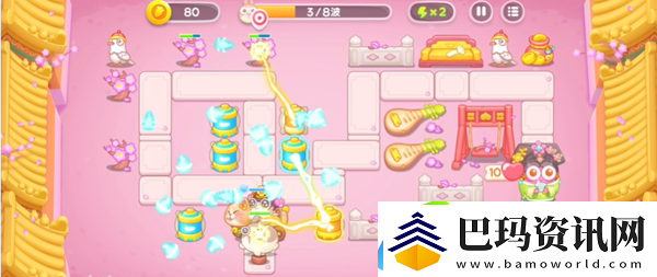 保卫萝卜4秋妃传第88关怎么过