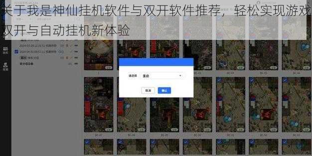 关于我是神仙挂机软件与双开软件推荐，轻松实现游戏双开与自动挂机新体验