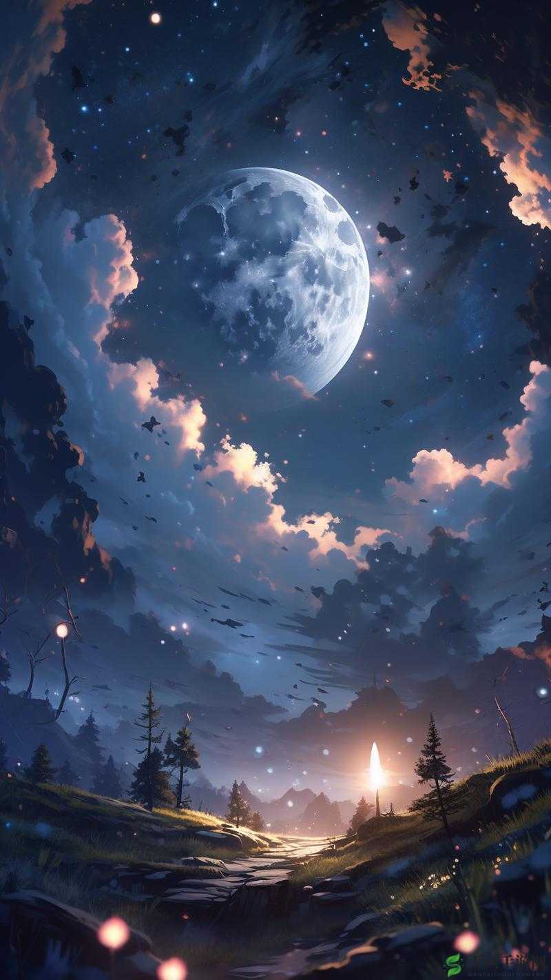 星空风月下的奇幻浪漫之旅