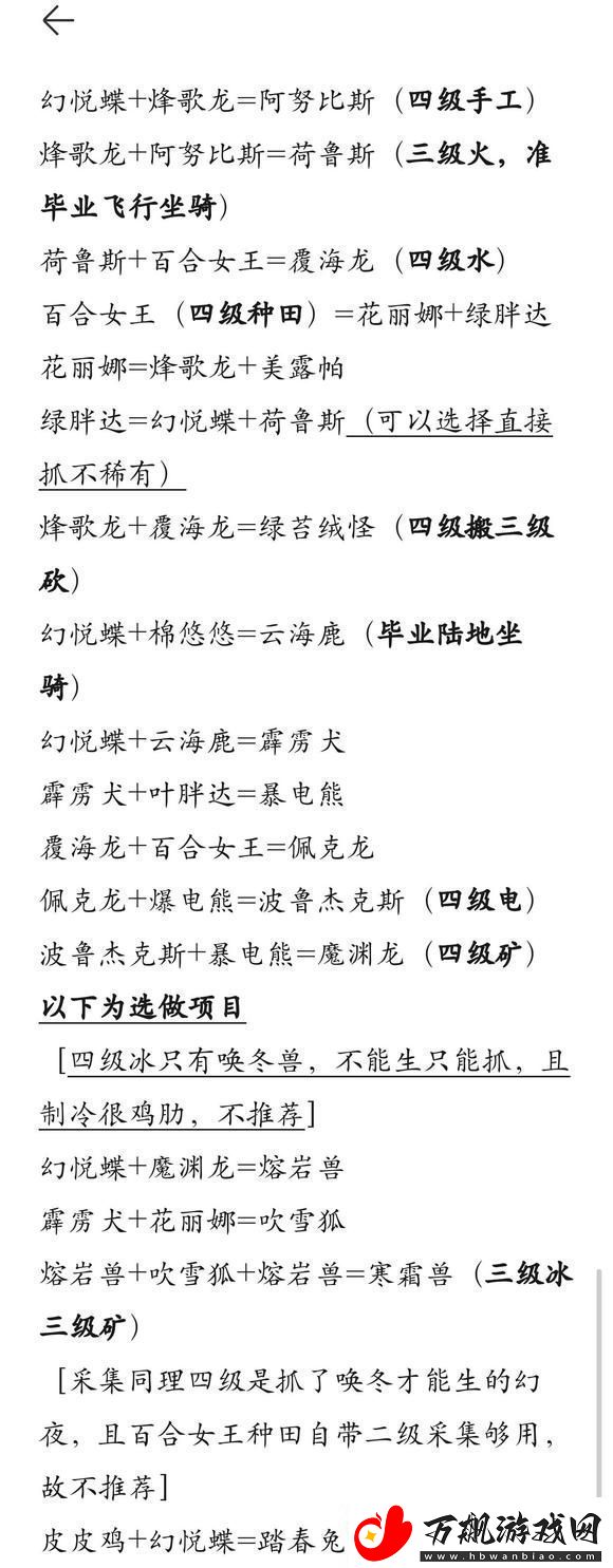 幻兽帕鲁打工最快毕业配种方案分享