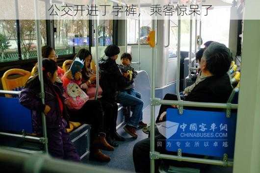 公交开进丁字裤,乘客惊呆了