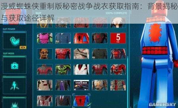 漫威蜘蛛侠重制版秘密战争战衣获取指南:背景揭秘与获取途径详解