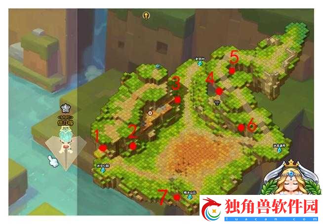 冒险岛2五彩森林金箱子位置
